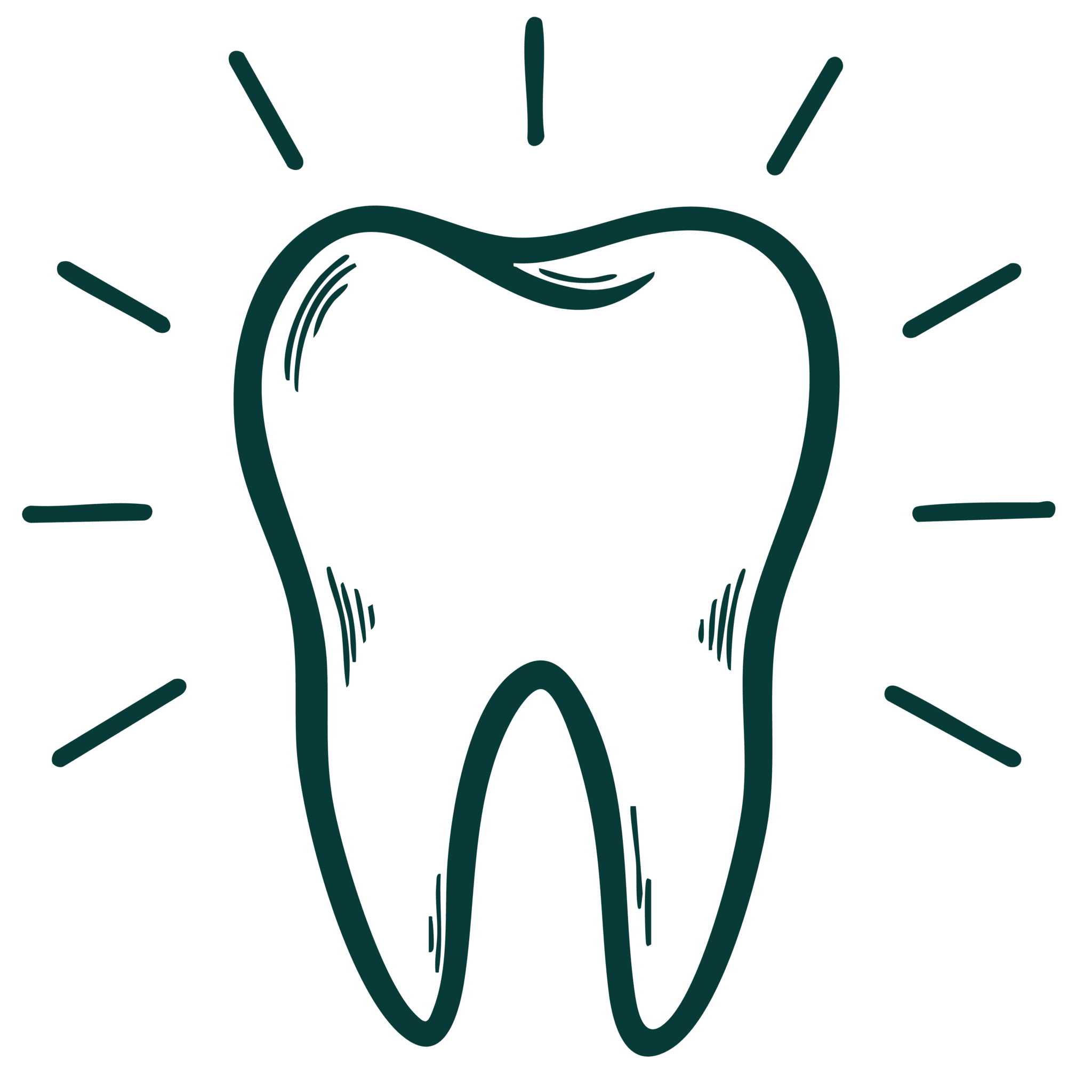 drawing of a tooth